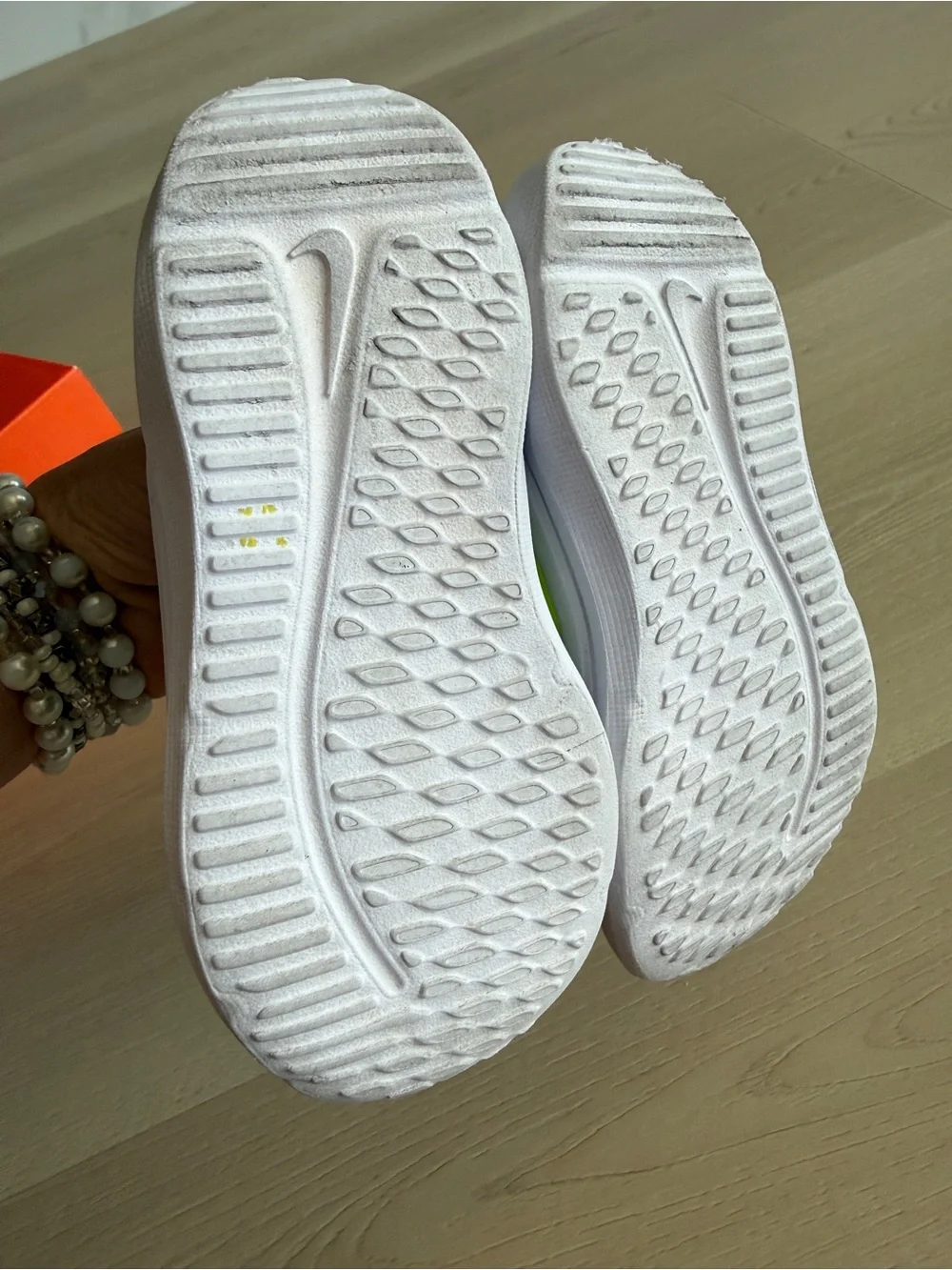 Nike very lightly